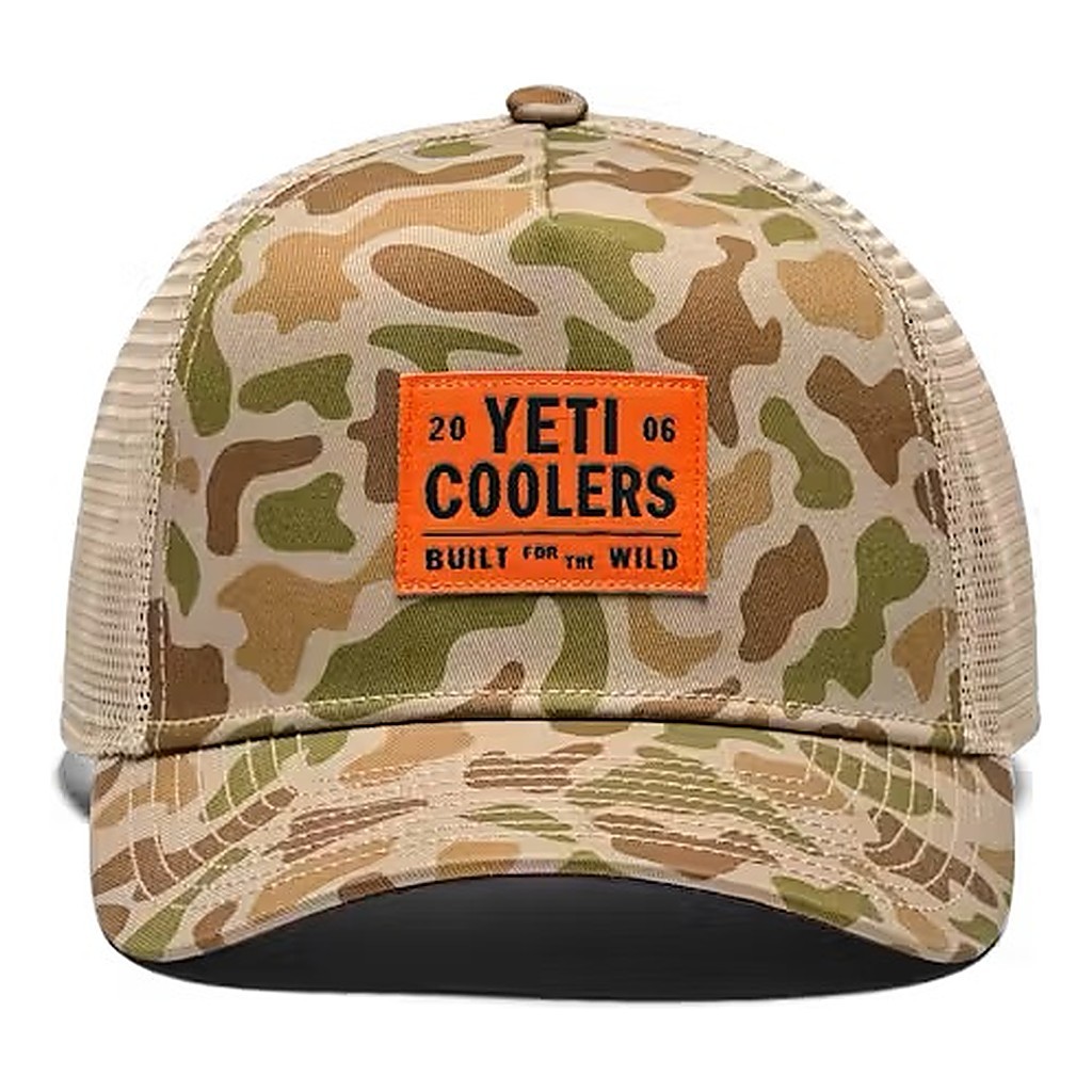 Yeti Coolers Camo Trucker Hat i gruppen Beklædning og fodtøj / Kasketter og hovedbeklædning / Kasketter / Trucker caps hos Sportfiskeprylar.se (21023008809)