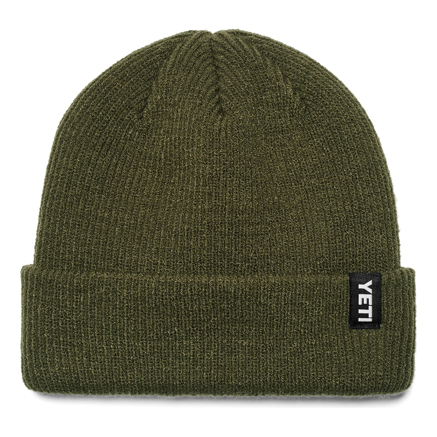 Yeti Logo Badge Beanie - Olive i gruppen Beklædning og fodtøj / Kasketter og hovedbeklædning / Huer og hatte hos Sportfiskeprylar.se (21023008810)