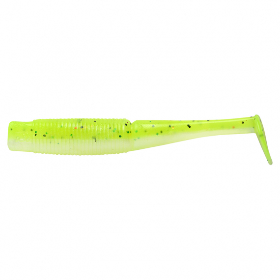Daiwa Bait Junkie Minnow 2.5\'\', 6,5cm (8-pack) - Yuzu UV i gruppen Madding / Softbaits / Aborre softbaits og sandard softbaits hos Sportfiskeprylar.se (216048)