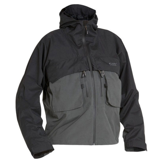 Fladen Authentic Wading Jacket 2.0 Grey/Black i gruppen Beklædning og fodtøj / Beklædning / Jakker / Vadejakker hos Sportfiskeprylar.se (22-8268-Sr)