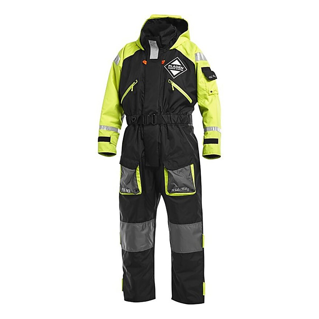 Fladen flotation suit 845XY Black/Yellow i gruppen Beklædning og fodtøj / Flydebeklædning / Flydedragter hos Sportfiskeprylar.se (22-845XYr)