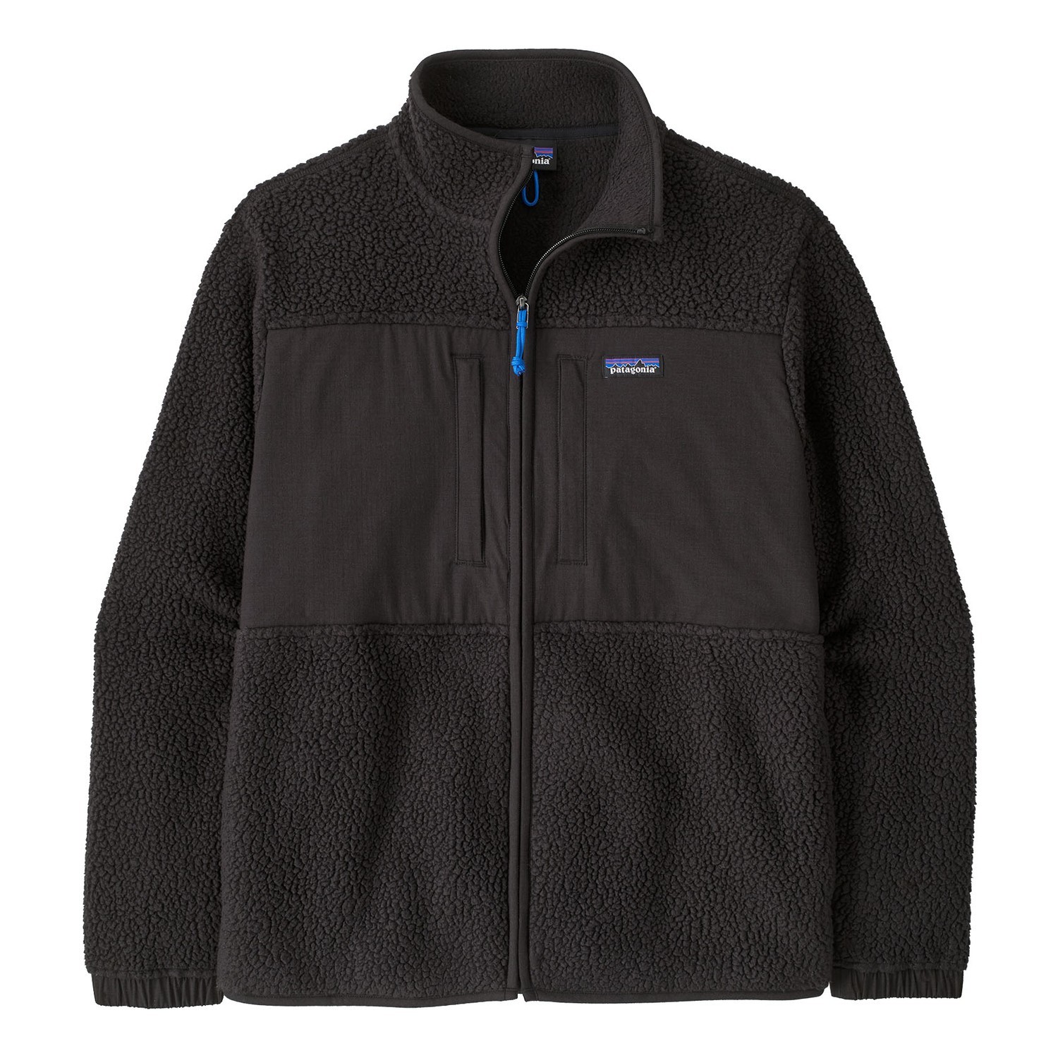 Patagonia M\'s Retro Pile Patch Jacket BLK i gruppen Beklædning og fodtøj / Beklædning / Jakker / Fleecejakker hos Sportfiskeprylar.se (22780-BLK-Sr)