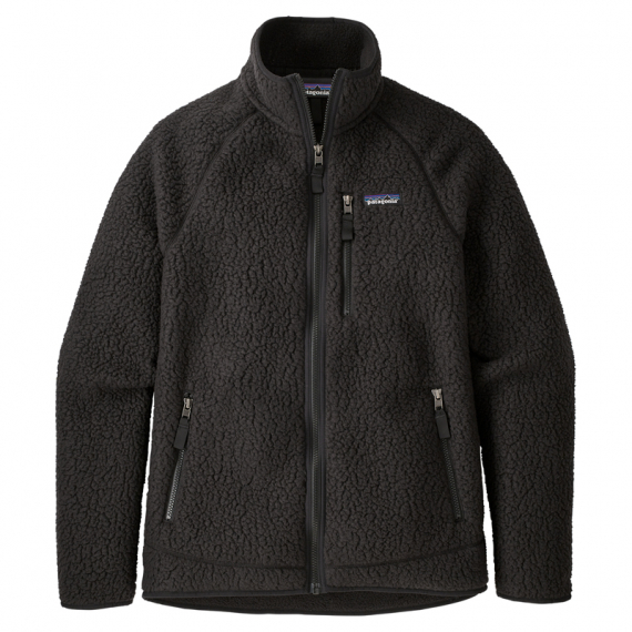 Patagonia M\'s Retro Pile Jacket Black, XL i gruppen Beklædning og fodtøj / Beklædning / Jakker / Fleecejakker hos Sportfiskeprylar.se (22801-BLK-XL)