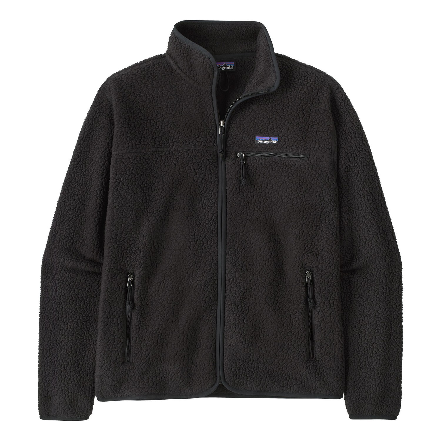 Patagonia M\'s Retro Pile Jacket BLK i gruppen Beklædning og fodtøj / Beklædning / Jakker / Fleecejakker hos Sportfiskeprylar.se (22802-BLK-Sr)