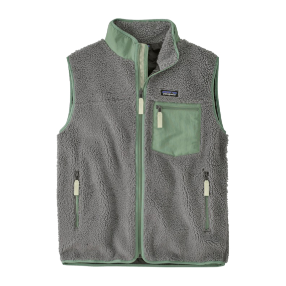 Patagonia M\'s Classic Retro-X Vest Forever Grey i gruppen Beklædning og fodtøj / Beklædning / Veste / Hverdagsveste hos Sportfiskeprylar.se (23049-FEGY-Sr)