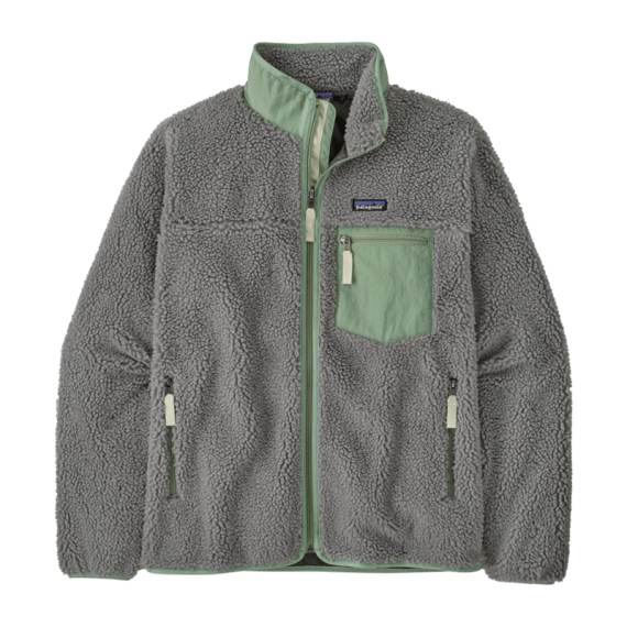 Patagonia M\'s Classic Retro-X Jacket Forever Grey i gruppen Beklædning og fodtøj / Beklædning / Jakker / Fleecejakker hos Sportfiskeprylar.se (23057-FEGY-Sr)