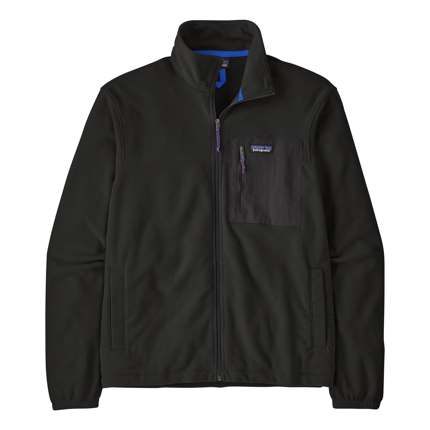 Patagonia M\'s Micro D Patch Pocket Jacket BLK i gruppen Beklædning og fodtøj / Beklædning / Jakker / Fleecejakker hos Sportfiskeprylar.se (23235-BLK-Sr)