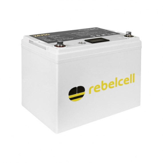 Rebelcell 24V50 Li-ion Battery (1,25 kWh) i gruppen Bådelektronik / Batterier og opladere / Batterier / Lithiumbatterier hos Sportfiskeprylar.se (24050REUA1A)