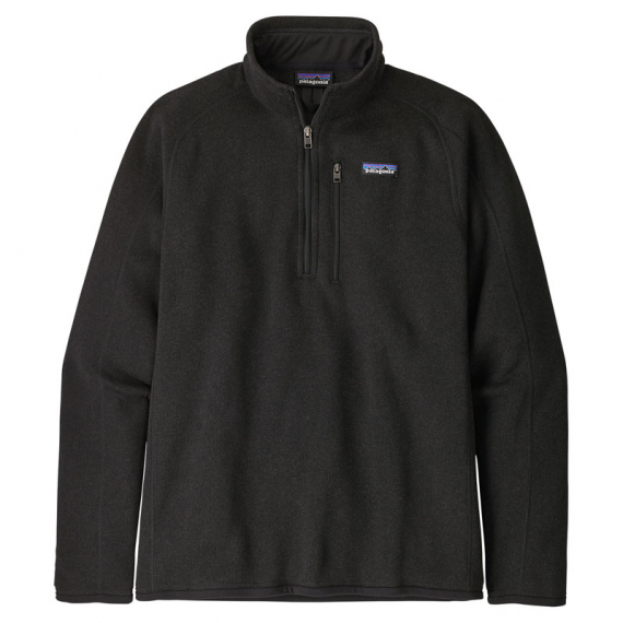Patagonia M\'s Better Sweater 1/4 Zip Black i gruppen Beklædning og fodtøj / Beklædning / Sweatere / Fleecesweatere hos Sportfiskeprylar.se (25523-BLKr)