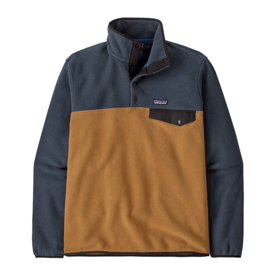 Patagonia M\'s LW Synch Snap-T P/O Deer Brown i gruppen Beklædning og fodtøj / Beklædning / Sweatere / Fleecesweatere hos Sportfiskeprylar.se (25551-DRBN-Sr)
