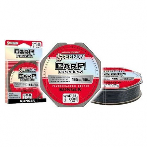 Konger Steelon Carp & Feeder 150m i gruppen Snøre / Monofilament snøre hos Sportfiskeprylar.se (263150020r)