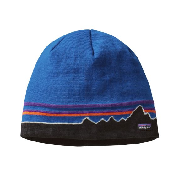 Patagonia Beanie Hat Classic Fitz Roy: Andes Blue i gruppen Beklædning og fodtøj / Kasketter og hovedbeklædning / Huer og hatte hos Sportfiskeprylar.se (28860-CZAB-ALL)