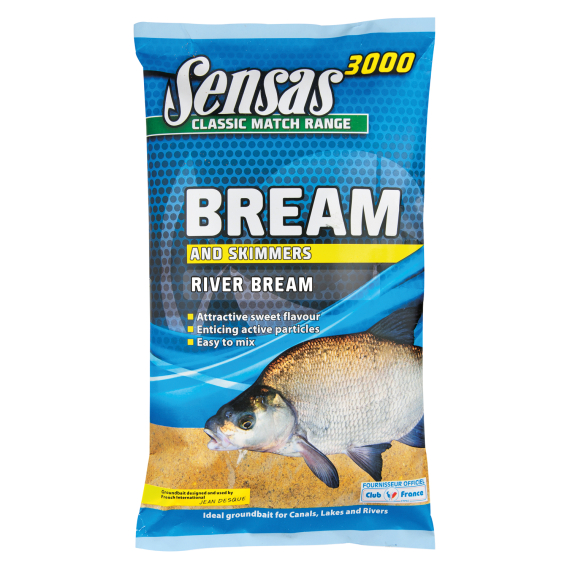 Sensas 3000 River Bream 1kg i gruppen Madding / Boilies, krogagn og forfoder / Groundbait hos Sportfiskeprylar.se (29-10342)