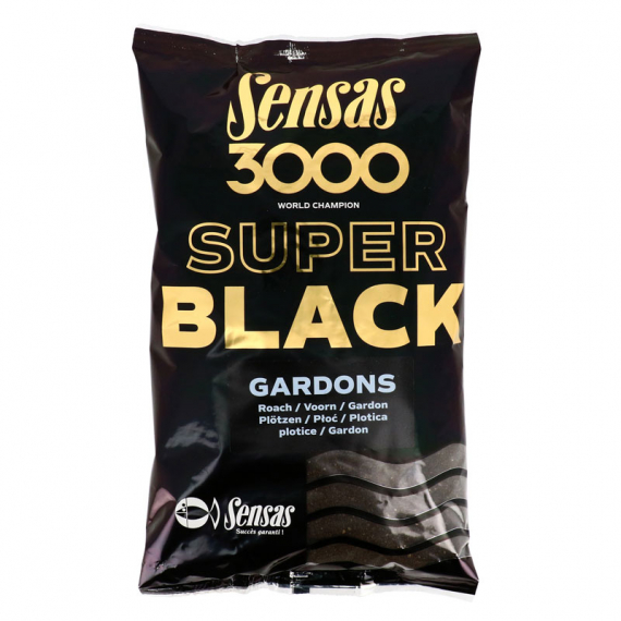 Sensas 3000 Super Black Gardons 1kg i gruppen Madding / Boilies, krogagn og forfoder / Groundbait / Groundbait hos Sportfiskeprylar.se (29-11562)