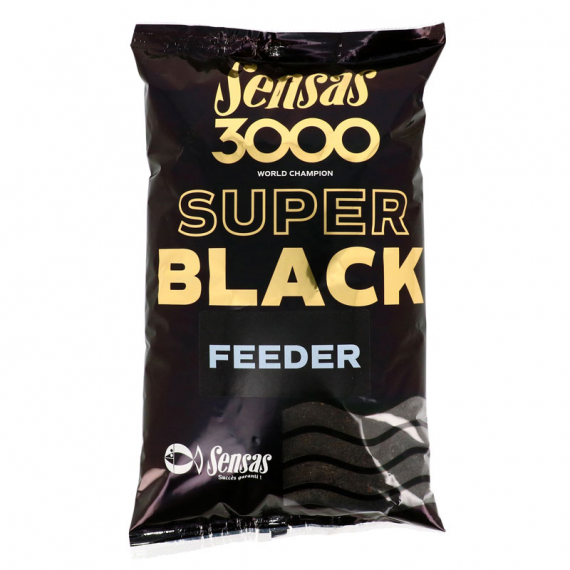 Sensas 3000 Super Black Feeder 1kg i gruppen Madding / Boilies, krogagn og forfoder / Groundbait / Groundbait hos Sportfiskeprylar.se (29-11622)
