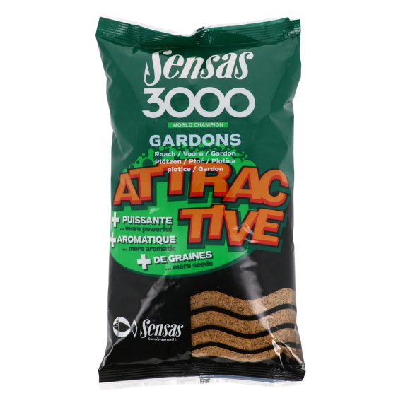 Sensas 3000 Attractive Roach 1kg i gruppen Madding / Boilies, krogagn og forfoder / Groundbait hos Sportfiskeprylar.se (29-13862)