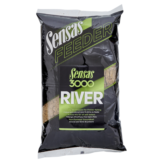 Sensas Feeder 3000 River 1kg i gruppen Madding / Boilies, krogagn og forfoder / Groundbait hos Sportfiskeprylar.se (29-43729)
