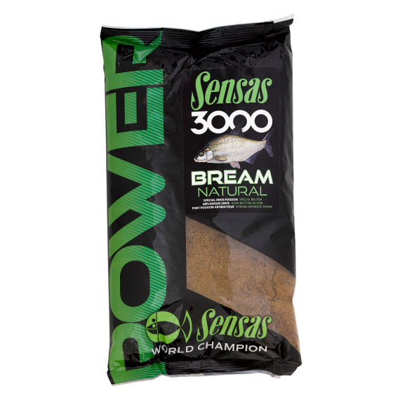 Sensas 3000 Power Bream Natural 1kg i gruppen Madding / Boilies, krogagn og forfoder / Groundbait hos Sportfiskeprylar.se (29-45648)