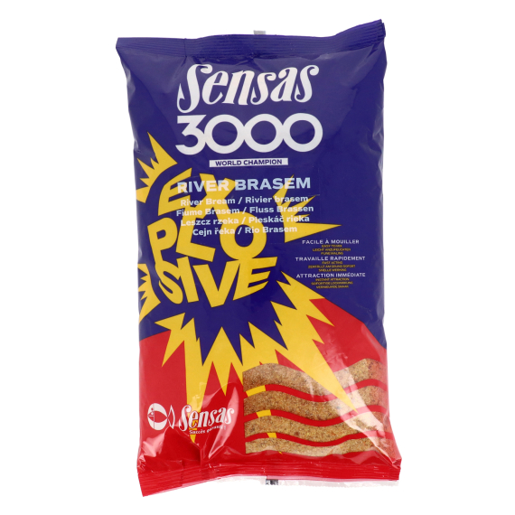 Sensas 3000 Explosive River Brasem 1kg i gruppen Madding / Boilies, krogagn og forfoder / Groundbait hos Sportfiskeprylar.se (29-64652)