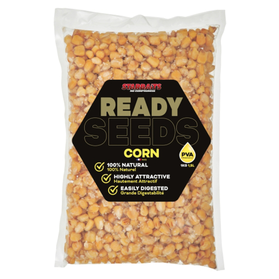 Starbaits Ready Seeds Corn 1kg i gruppen Madding / Boilies, krogagn og forfoder / Partikler hos Sportfiskeprylar.se (29-74213)