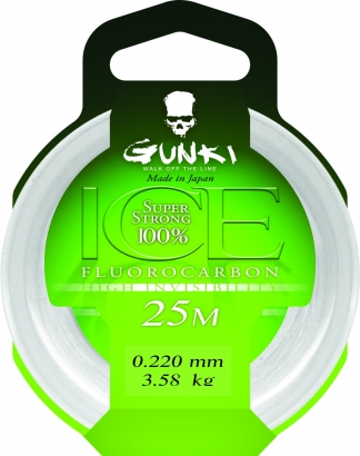 Gunki Fluorocarbone Ice i gruppen Kroge og endegrej / Ledere og Forfangsmateriale / Forfangsmateriale / Forfangsmateriale fluorcarbon hos Sportfiskeprylar.se (29-82286r)