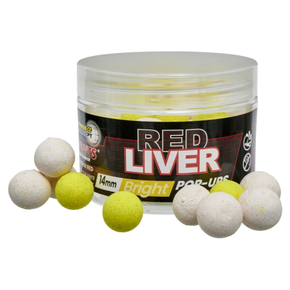 Starbaits PC Red Liver Bright Pop Up i gruppen Madding / Boilies, krogagn og forfoder / Popups & Wafters hos Sportfiskeprylar.se (29-82417r)