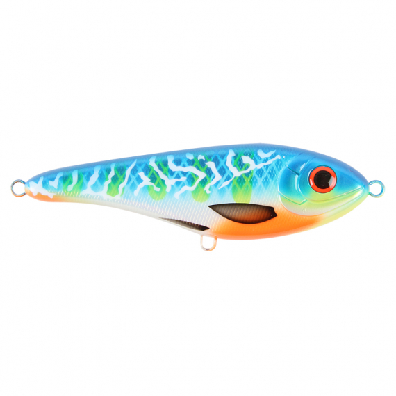 Buster Jerk, shallow, 15cm, 66g - Blue Fire i gruppen Madding / Jerkbaits hos Sportfiskeprylar.se (29-EG048S-CWC001)