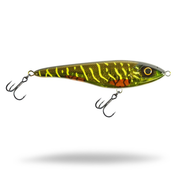 Big Bandit suspending, 19,6cm, Green Motoroil Pike UV i gruppen Madding / Jerkbaits hos Sportfiskeprylar.se (29-EG078SP-C755G)