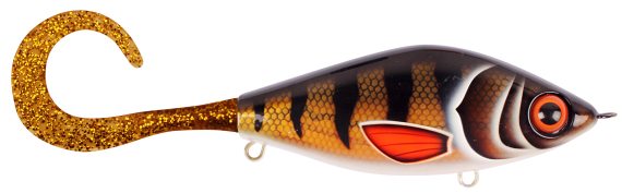 TrueGlide Guppie, 13,5cm, 120gr - Golden Perch - Gold / Gold glitter i gruppen Madding / Jerkbaits hos Sportfiskeprylar.se (29-EG208-TR003)