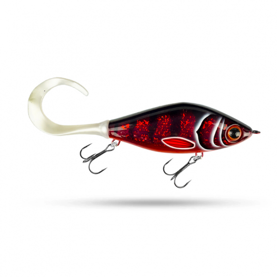 TrueGlide Guppie Jr Sinking 11cm 70g Söder Custom - Red Tiger Flash i gruppen Madding / Jerkbaits hos Sportfiskeprylar.se (29-EG208A-Z411-19)