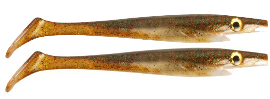 Pig Shad Junior 20cm - Baby Brown i gruppen Madding / Softbaits / Gedde softbaits hos Sportfiskeprylar.se (29-SP172C-108)