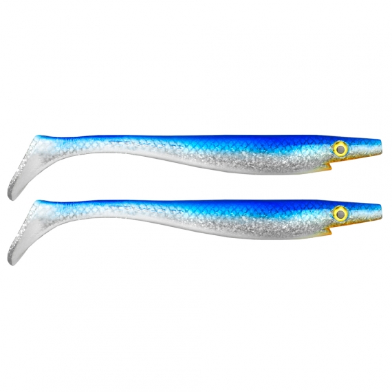 Pig Shad Junior 20cm (2-pack) - Söder Blue Silver Glitter i gruppen Madding / Softbaits / Gedde softbaits hos Sportfiskeprylar.se (29-SP172C-SP11)