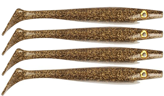 Pig Shad 15cm Nano Size (4-pack) - Retriver i gruppen Madding / Softbaits / Gedde softbaits hos Sportfiskeprylar.se (29-SP172D-111)