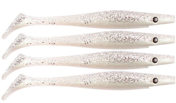 Pig Shad 15cm Nano Size (4-pack) - Ice Shad i gruppen Madding / Softbaits / Gedde softbaits hos Sportfiskeprylar.se (29-SP172D-C014)
