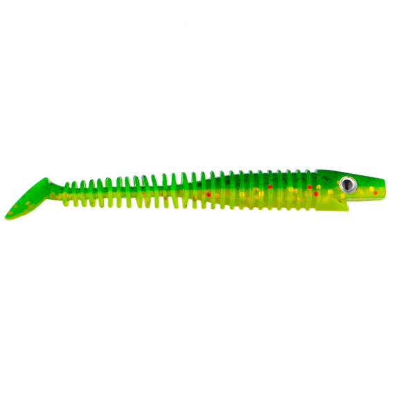 Pigster, 10cm, 7g - Fire Perch (Söder Custom) i gruppen Madding / Softbaits / Aborre softbaits og sandard softbaits hos Sportfiskeprylar.se (29-SP172I-411-S6)
