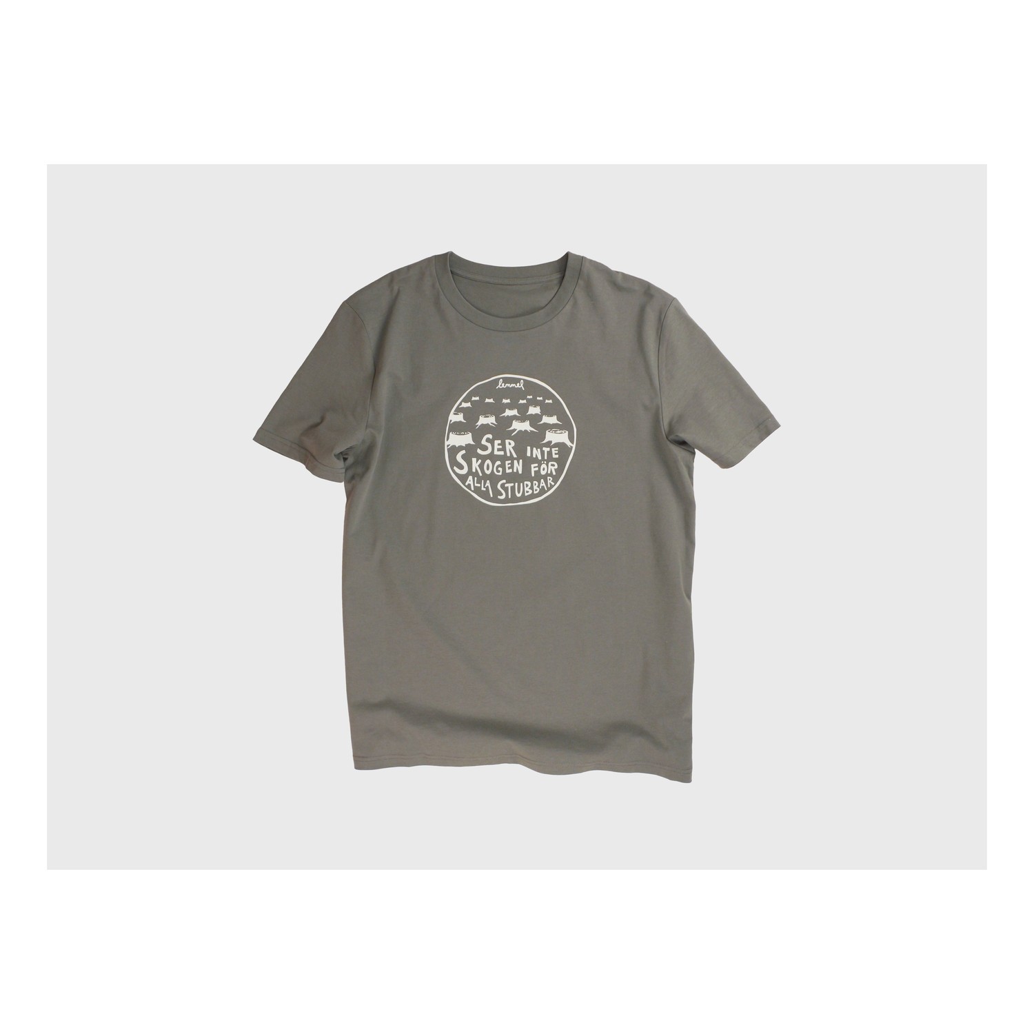 Lemmel T-shirt Stubbar - Khaki green i gruppen Beklædning og fodtøj / Beklædning / T-shirts hos Sportfiskeprylar.se (3010114-5634r)