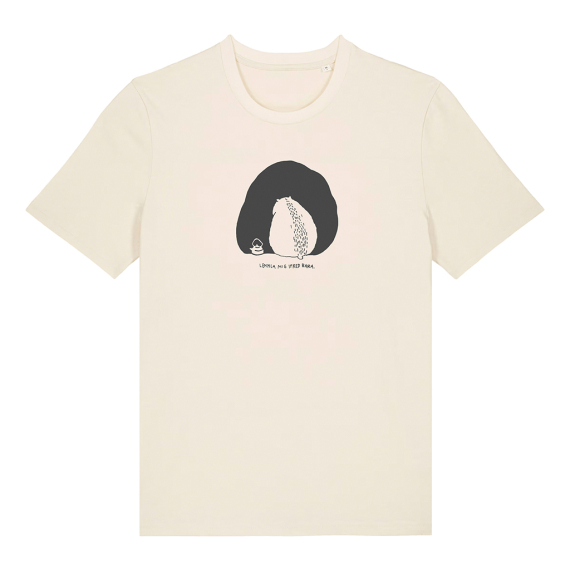 Lemmel T-Shirt Lemmla mig ifred - Nature white i gruppen Beklædning og fodtøj / Beklædning / T-shirts hos Sportfiskeprylar.se (3010116-7134r)
