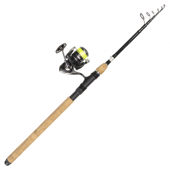 Daiwa Ninja LT2500 Black Silver 240 Tele 10-40G/0.19YL i gruppen Sæt / Spinnesæt / Allround Spinnesæt hos Sportfiskeprylar.se (32-220004)