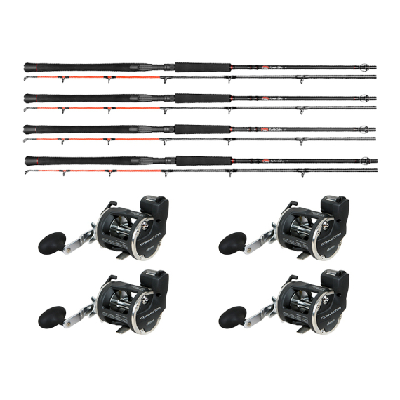 Daiwa Söder Custom Predator Trolling & Okuma Convector LC CV-20D Combo 4-Pack i gruppen Sæt / Trollingsæt hos Sportfiskeprylar.se (32-224648OKUMASET4PCS)