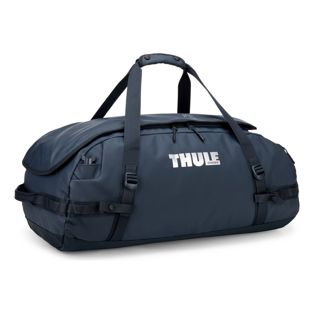 Thule Chasm Recycled Duffel 70L - Darkest Blue i gruppen Opbevaring / Duffelbags hos Sportfiskeprylar.se (3205593)