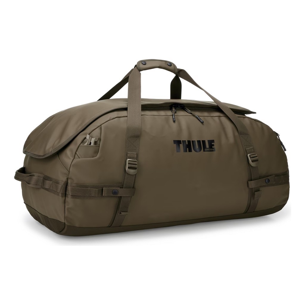 Thule Chasm Recycled Duffel 90L - Deep Khaki i gruppen Opbevaring / Duffelbags hos Sportfiskeprylar.se (3205597)