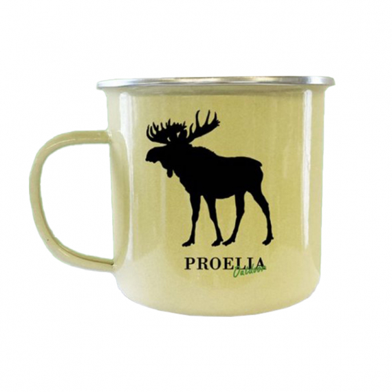 Proelia Outdoor Enamelled Cup Moose 450 ml i gruppen Outdoor / Stormkøkken og køkkenredskaber / Kopper og krus hos Sportfiskeprylar.se (32122-PROEL)