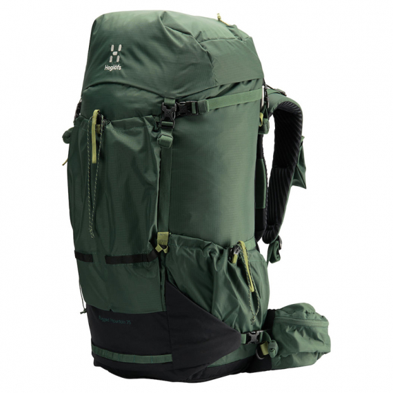 Haglöfs Rugged Mountain 75L Fjell Green/True Black i gruppen Opbevaring / Rygsække hos Sportfiskeprylar.se (3393974HT005)