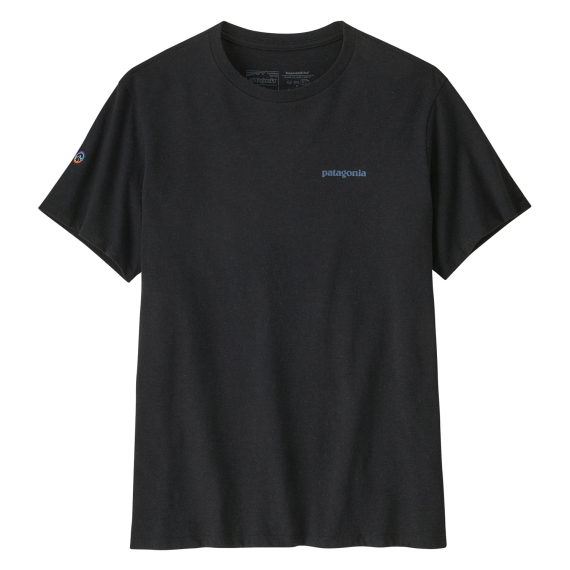 Patagonia Fitz Roy Icon Responsibili-Tee Ink Black i gruppen Beklædning og fodtøj / Beklædning / T-shirts hos Sportfiskeprylar.se (37665-INBK-Sr)