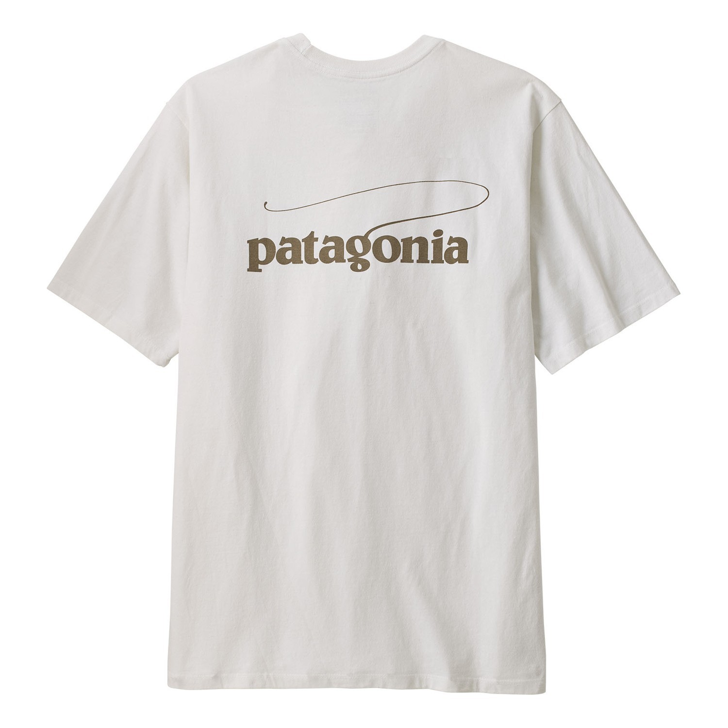 Patagonia M\'s Casting Logo Responsibili-Tee FBWI i gruppen Beklædning og fodtøj / Beklædning / T-shirts hos Sportfiskeprylar.se (37811-FBWI-XXLr)
