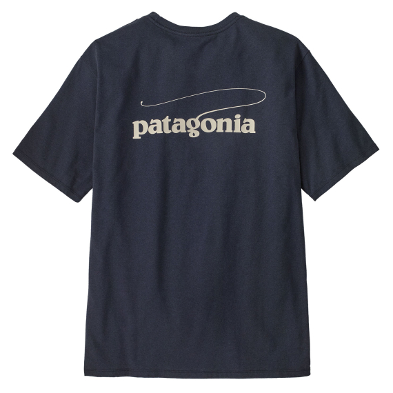 Patagonia M\'s Casting Logo Responsibili-Tee Smolder Blue i gruppen Beklædning og fodtøj / Beklædning / T-shirts hos Sportfiskeprylar.se (37811-SMDB-Lr)