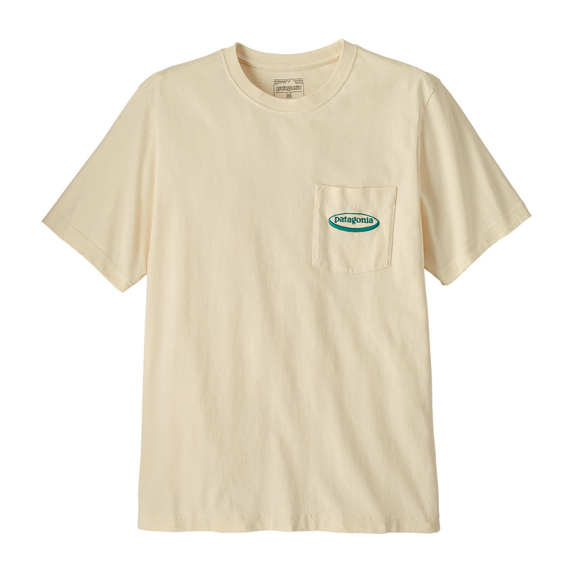 Patagonia M\'s MW \'95 Oval Logo Pocket Tee UDNL i gruppen Beklædning og fodtøj / Beklædning / T-shirts hos Sportfiskeprylar.se (37880-UDNL-Lr)
