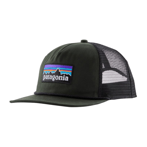 Patagonia Airfarer Cap P-6 Logo: Old Growth Green i gruppen Beklædning og fodtøj / Kasketter og hovedbeklædning / Kasketter / Trucker caps hos Sportfiskeprylar.se (37996-POGN-ALL)