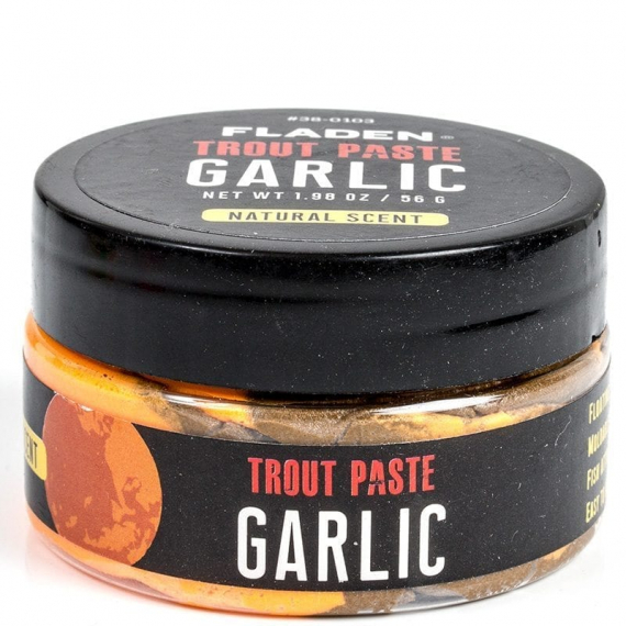 Fladen Trout Bait Paste Floating 42g - Gainer/Garlic i gruppen Madding / Boilies, krogagn og forfoder / Lugttilsætning og ørred-dej hos Sportfiskeprylar.se (38-0103)