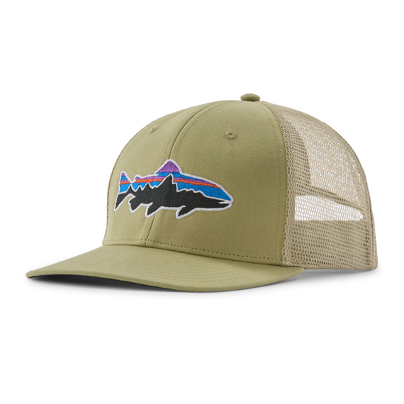 Patagonia Fitz Roy Trout Trucker Hat GMTG i gruppen Beklædning og fodtøj / Kasketter og hovedbeklædning / Kasketter / Trucker caps hos Sportfiskeprylar.se (38288-GMTG-ALL)